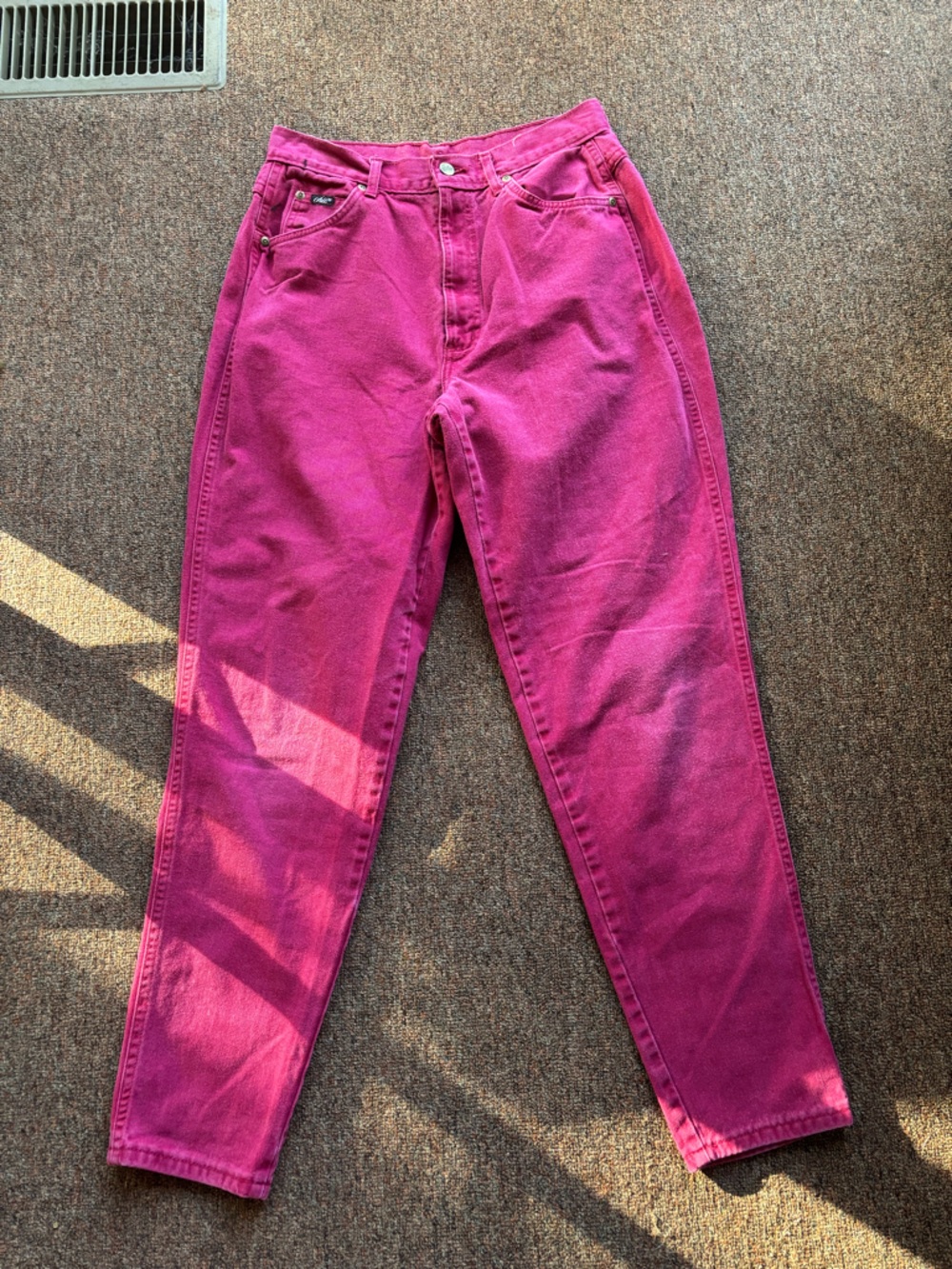Women’s Red Mom Jeans